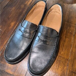 Ted Baker London Alffie Leather Saddle Loafers Black 12
